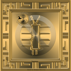 Demon Sagatana (Sargatanas) is described in the Grimorium Verum and this is his seal.
