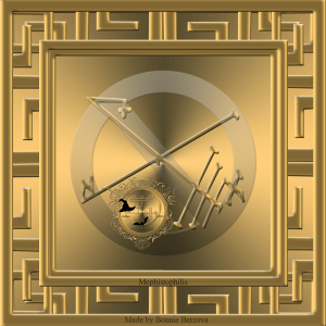 This is the seal of Mephistophilis from the Black Raven. This demon gives luck in life.